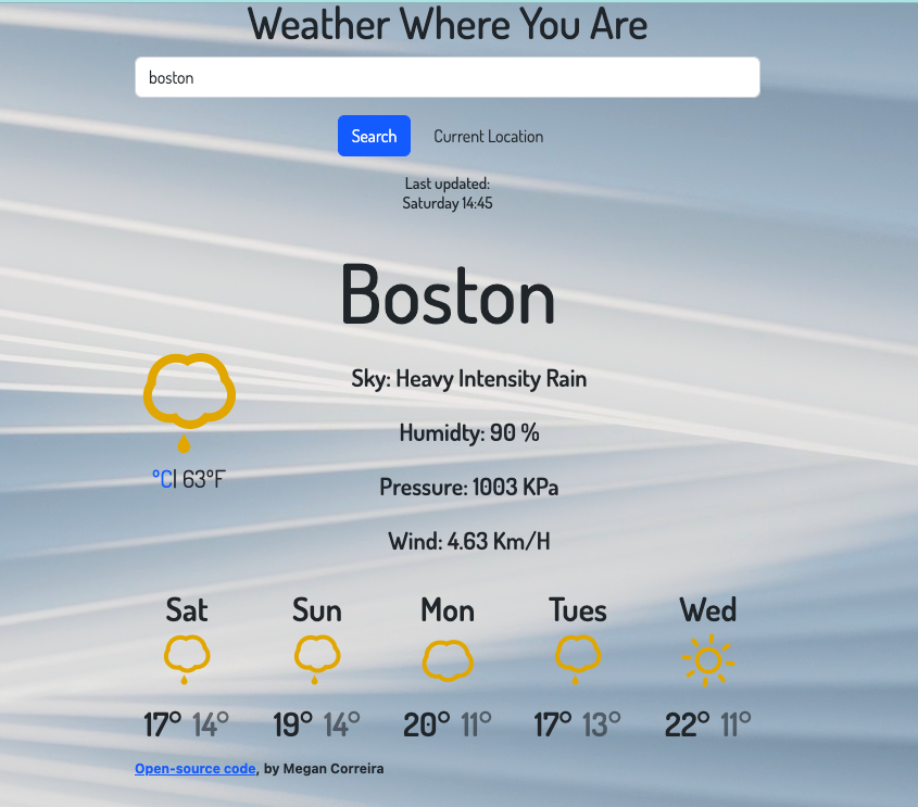 React Weather App